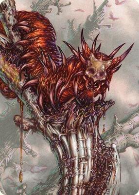 Grist, Voracious Larva Art Card card from Art Series: Modern Horizons 3