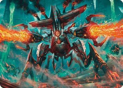 Exterminator Magmarch Art Card card from Art Series: Modern Horizons 3