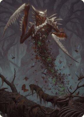 Grist, the Plague Swarm Art Card card from Art Series: Modern Horizons 3