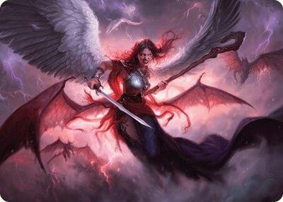 Kaalia of the Vast Art Card card from Art Series: Modern Horizons 3