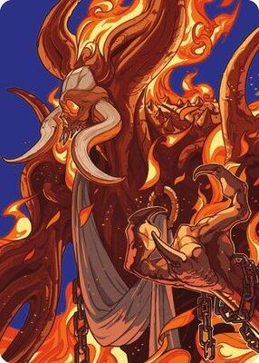 Phlage, Titan of Fire's Fury Art Card card from Art Series: Modern Horizons 3