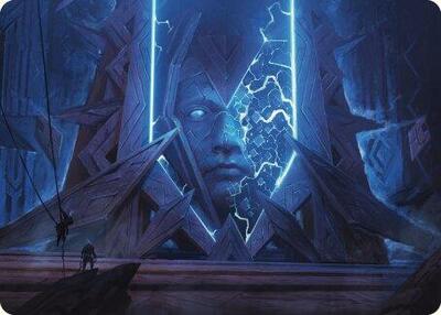 Stone Idol Generator Art Card card from Art Series: Modern Horizons 3