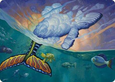 Dreamtide Whale Art Card card from Art Series: Modern Horizons 3