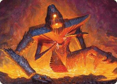 Molten Gatekeeper Art Card card from Art Series: Modern Horizons 3