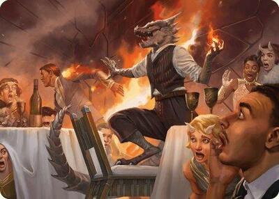Party Thrasher Art Card card from Art Series: Modern Horizons 3