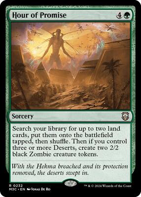 Hour of Promise (Ripple Foil) card from Commander: Modern Horizons 3