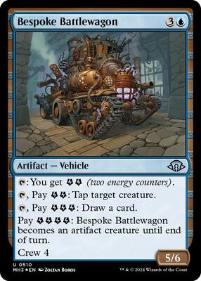 Bespoke Battlewagon (Ripple Foil) card from Modern Horizons 3