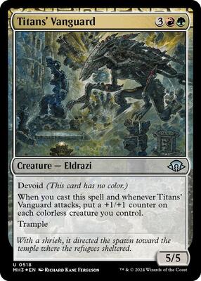 Titans' Vanguard (Ripple Foil) card from Modern Horizons 3