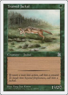 Trained Jackal card from Portal Three Kingdoms