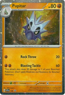 Pupitar - 120 card from SV: Scarlet & Violet Promo Cards