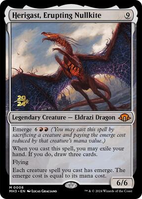 Herigast, Erupting Nullkite card from Prerelease Cards