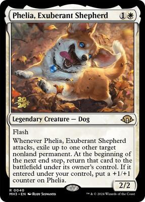 Phelia, Exuberant Shepherd card from Prerelease Cards