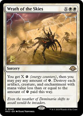 Wrath of the Skies card from Prerelease Cards