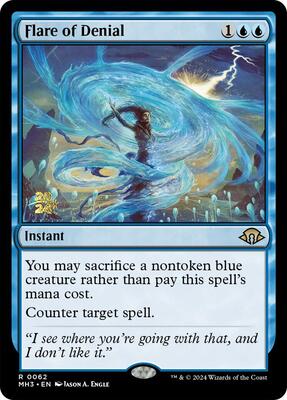 Flare of Denial card from Prerelease Cards