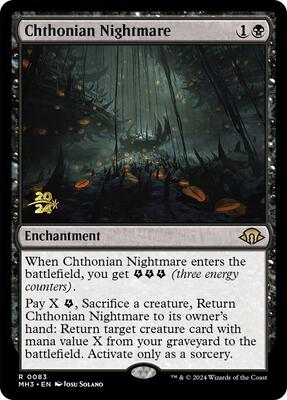 Chthonian Nightmare card from Prerelease Cards