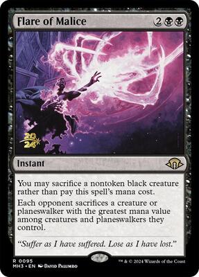 Flare of Malice card from Prerelease Cards