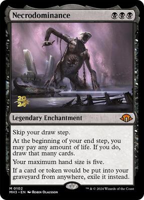Necrodominance card from Prerelease Cards