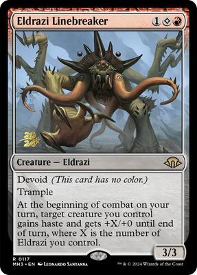 Eldrazi Linebreaker card from Prerelease Cards