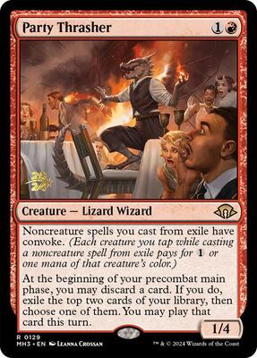 Party Thrasher card from Prerelease Cards