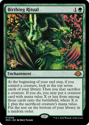 Birthing Ritual card from Prerelease Cards