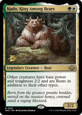 Kudo, King Among Bears card from Prerelease Cards