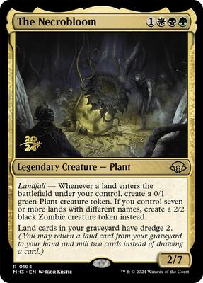 The Necrobloom card from Prerelease Cards