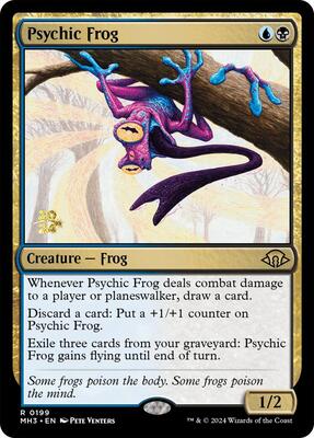 Psychic Frog card from Prerelease Cards