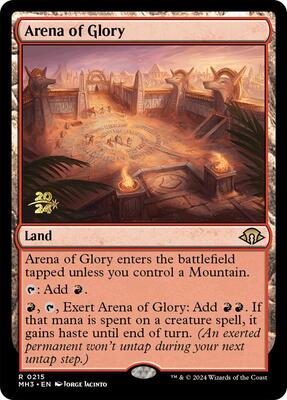 Arena of Glory card from Prerelease Cards