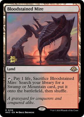 Bloodstained Mire card from Prerelease Cards