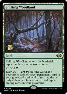 Shifting Woodland card from Prerelease Cards