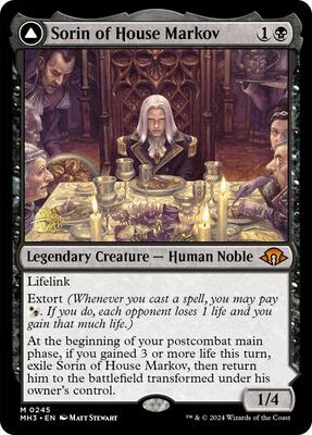 Sorin of House Markov card from Prerelease Cards