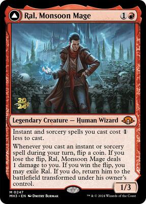 Ral, Monsoon Mage card from Prerelease Cards