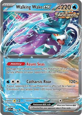 Walking Wake ex - 127 card from SV: Scarlet & Violet Promo Cards