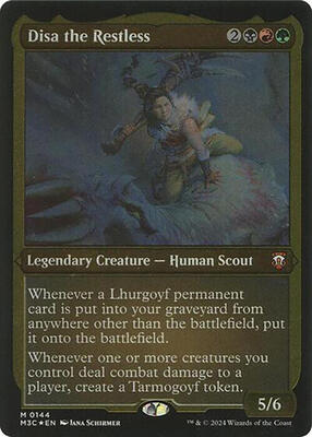 Disa the Restless (Display Commander) - Thick Stock card from Commander: Modern Horizons 3