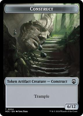 Construct // Myr Double-Sided Token card from Commander: Modern Horizons 3