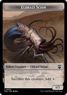 Eldrazi Scion // Eldrazi Spawn Double-Sided Token card from Commander: Modern Horizons 3