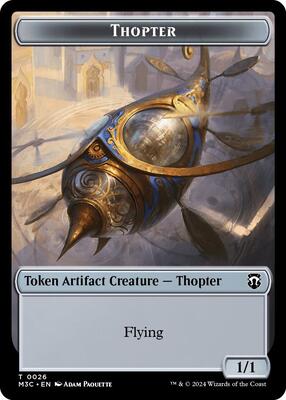Thopter // Copy Double-Sided Token card from Commander: Modern Horizons 3