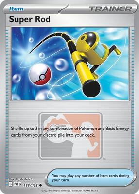 Super Rod - 188/193 card from League & Championship Cards
