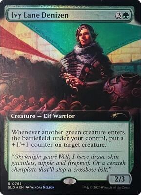 Ivy Lane Denizen (Extended Art) card from Secret Lair Drop Series