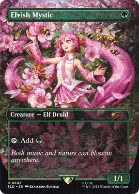 Elvish Mystic (0805) card from Secret Lair Drop Series