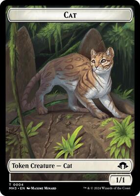 Cat Token card from Modern Horizons 3