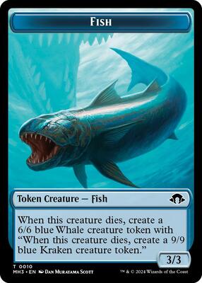Fish Token card from Modern Horizons 3