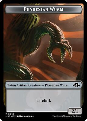 Phyrexian Wurm Token (0018) card from Modern Horizons 3
