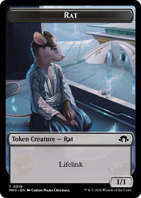 Rat Token card from Modern Horizons 3