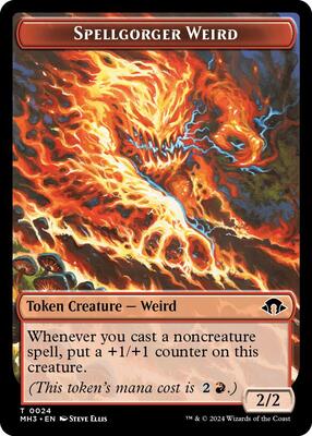 Spellgorger Weird Token card from Modern Horizons 3