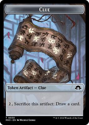Clue Token card from Modern Horizons 3