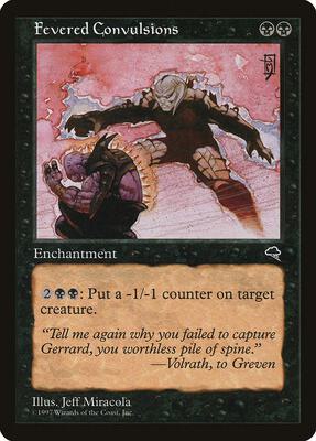 Fevered Convulsions card from Tempest