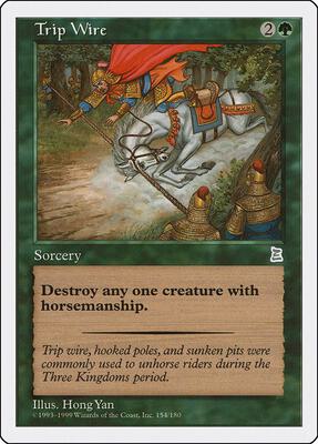 Trip Wire card from Portal Three Kingdoms