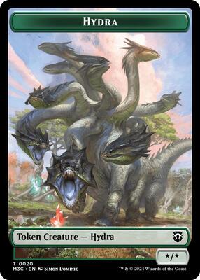 Hydra (Ripple Foil) // Boar Double-Sided Token card from Commander: Modern Horizons 3