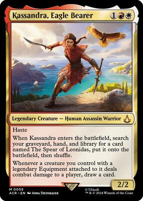 Kassandra, Eagle Bearer card from Universes Beyond: Assassin's Creed